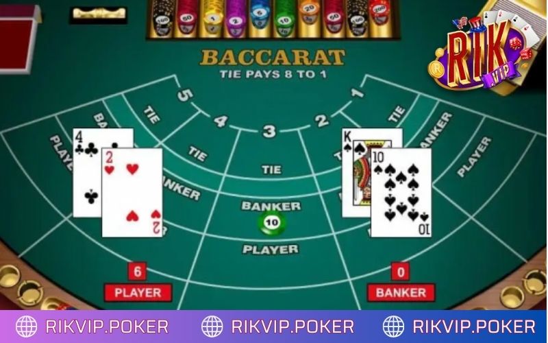 Game bài Baccarat được yêu thích